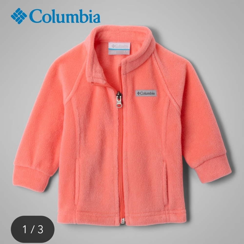 Bundle 2 Columbia Vibrant Pink Fleece